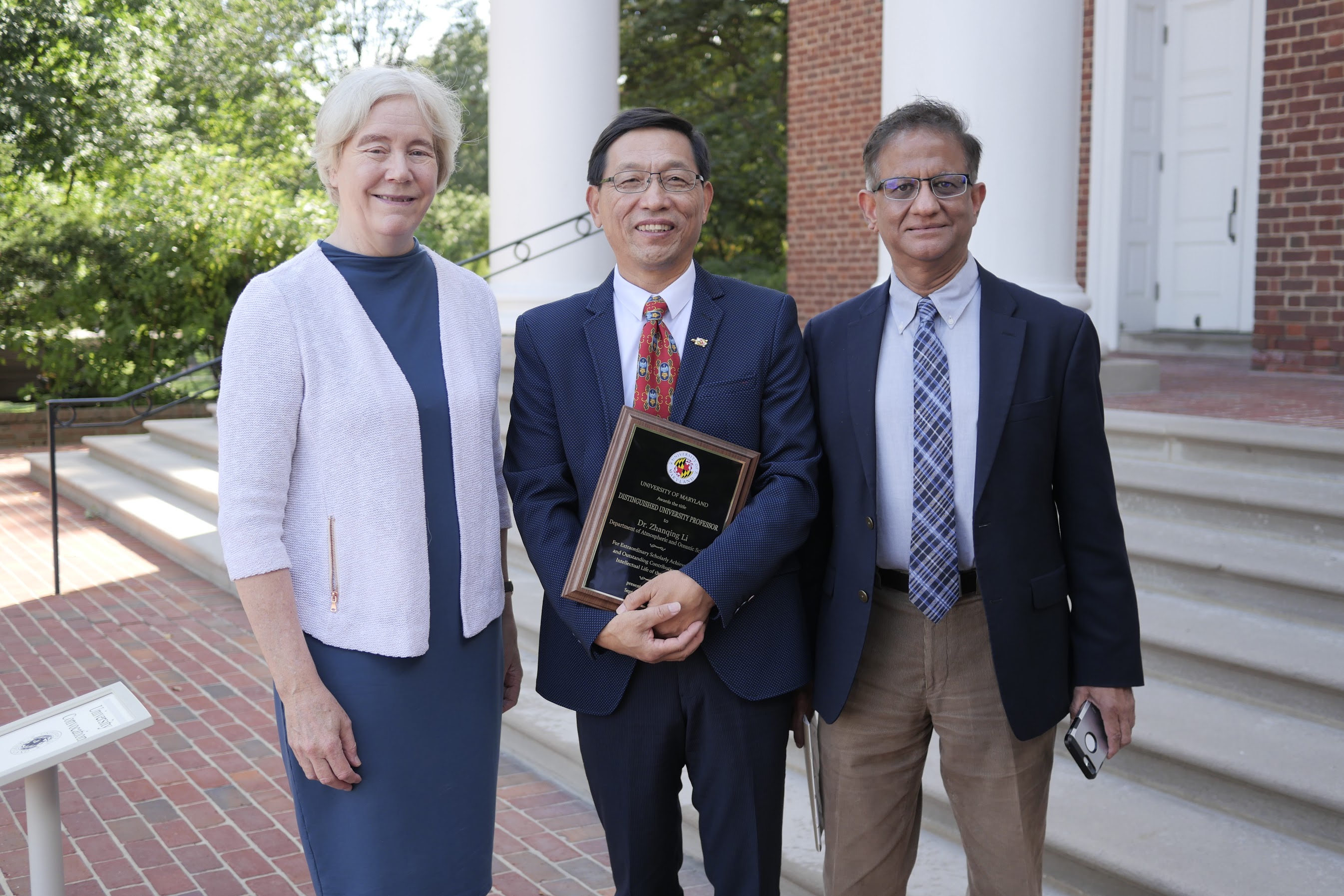 Zhanqing with Ellen Williams and Sumant Nigam