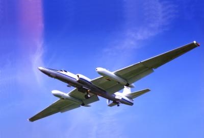 NASA ER-2 aircraft in flight