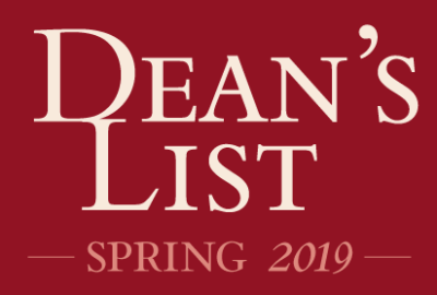Dean's List Spring 2019