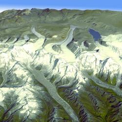 Himalayan Glaciers. Credit: NASA/GSFC/METI/ERSDAC/JAROS, and U.S./Japan ASTER Science Team
