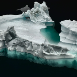 3d generated iceberg